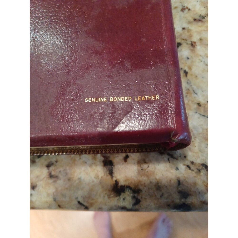 King James Bonded Leather Words Of CHRIST In Red Riverside 87 RLR